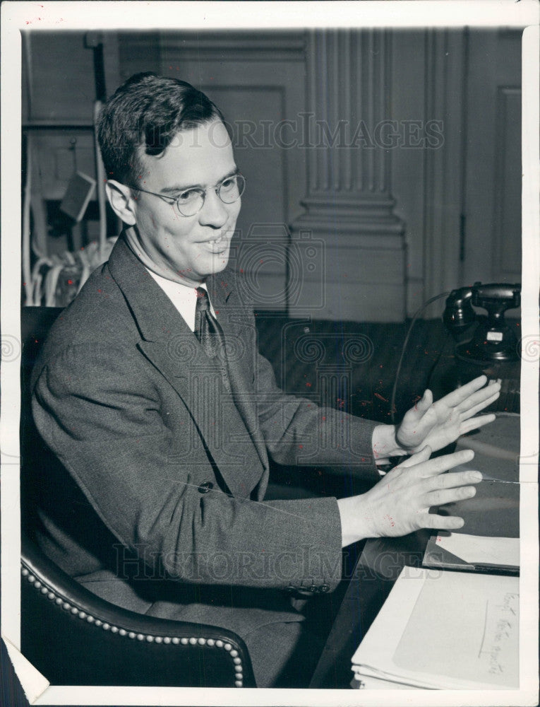 1938 NY Stock Exchange 1st Pres Wm Martin Press Photo - Historic Images