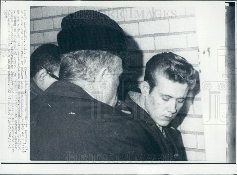 1970 Mass Murderer Aubran Martin Press Photo - Historic Images