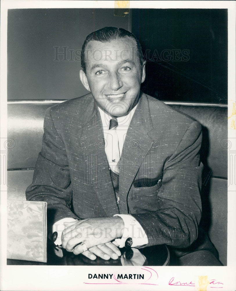 1962 Comedian Danny Martin Press Photo - Historic Images