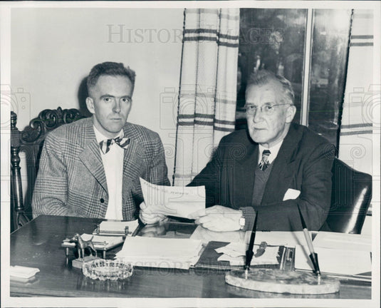 1948 Pres Olivet College Dr Aubry Ashby Press Photo - Historic Images
