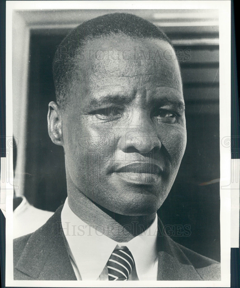 1976 Transkei Natl Indp Party Kaiser Matanzima Photo - Historic Images