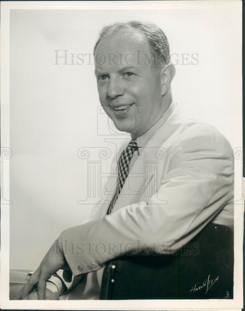 1937 Radio Entertainer Ray Perkins Press Photo - Historic Images