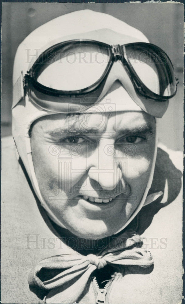 1936 Motorboat Racer &amp; Designer Clell Perry Press Photo - Historic Images