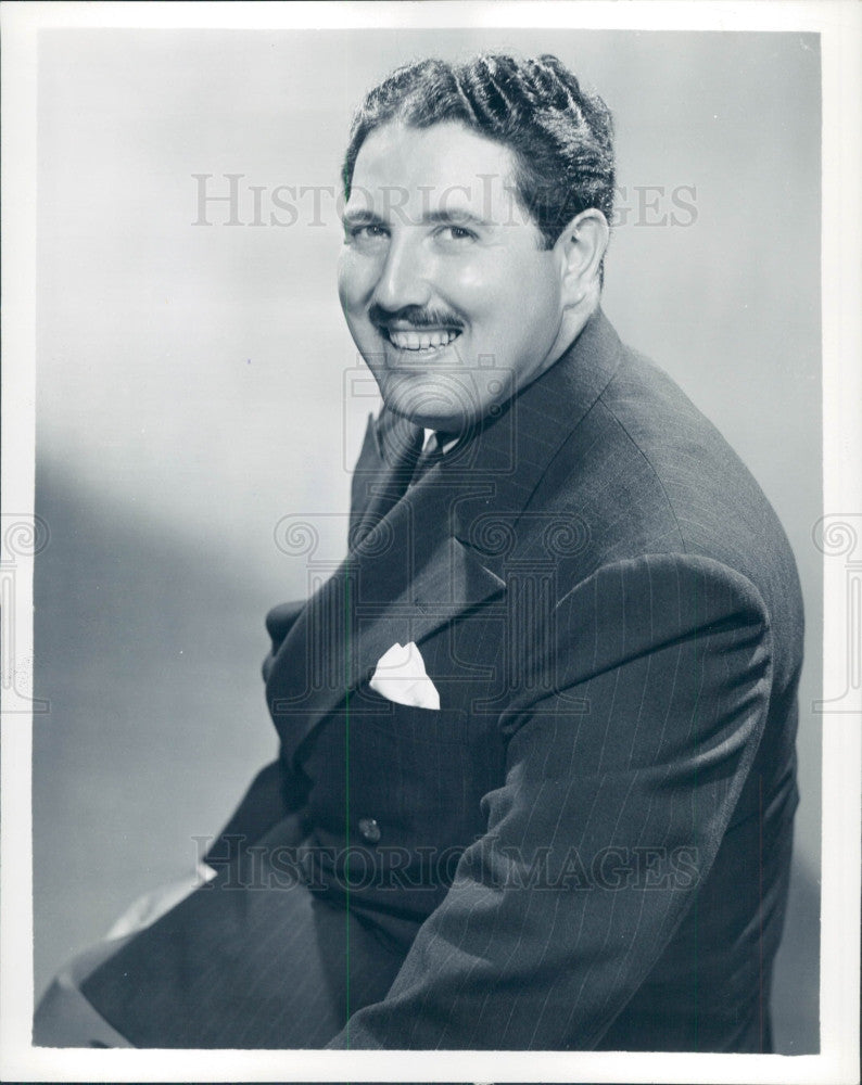 1953 Actor Harold Peary Press Photo - Historic Images