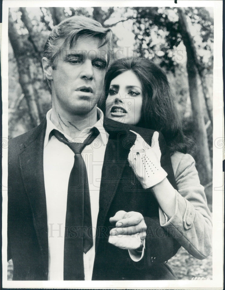 1970 Actors George Peppard &amp; Gail Hunnicutt Press Photo - Historic Images