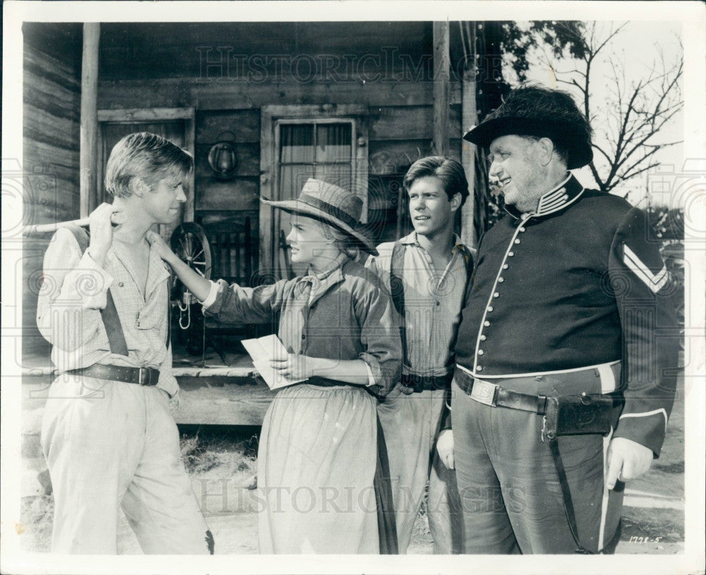 1963 Actors Peppard Baker Johnson Devine Press Photo - Historic Images