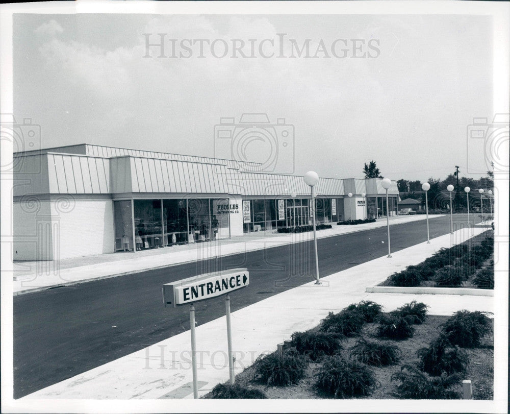 1964 Detroit Peoples Store Press Photo - Historic Images