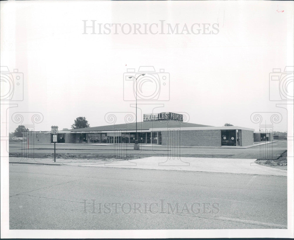 1961 Detroit Peoples Store Press Photo - Historic Images