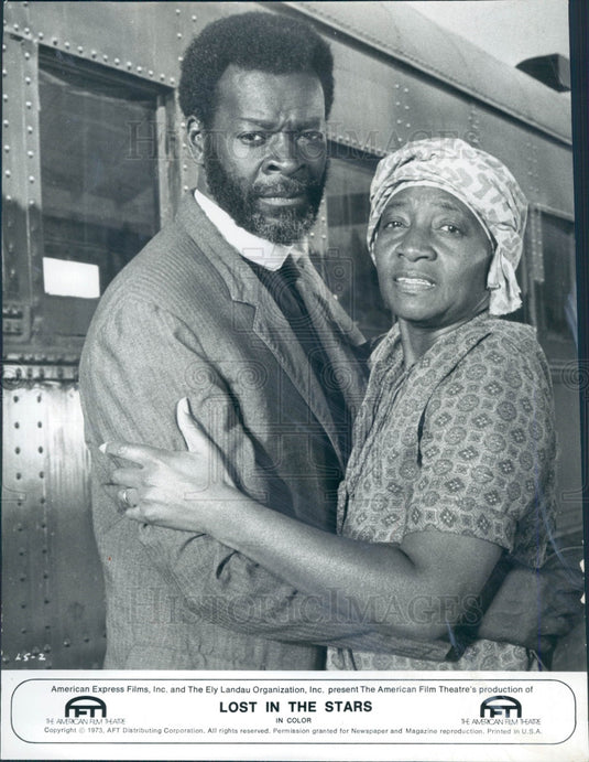 1974 Actor Brock Peters Press Photo - Historic Images