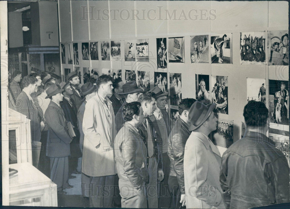 1946 Detroit Times Exhibit Prize News Photo Press Photo - Historic Images