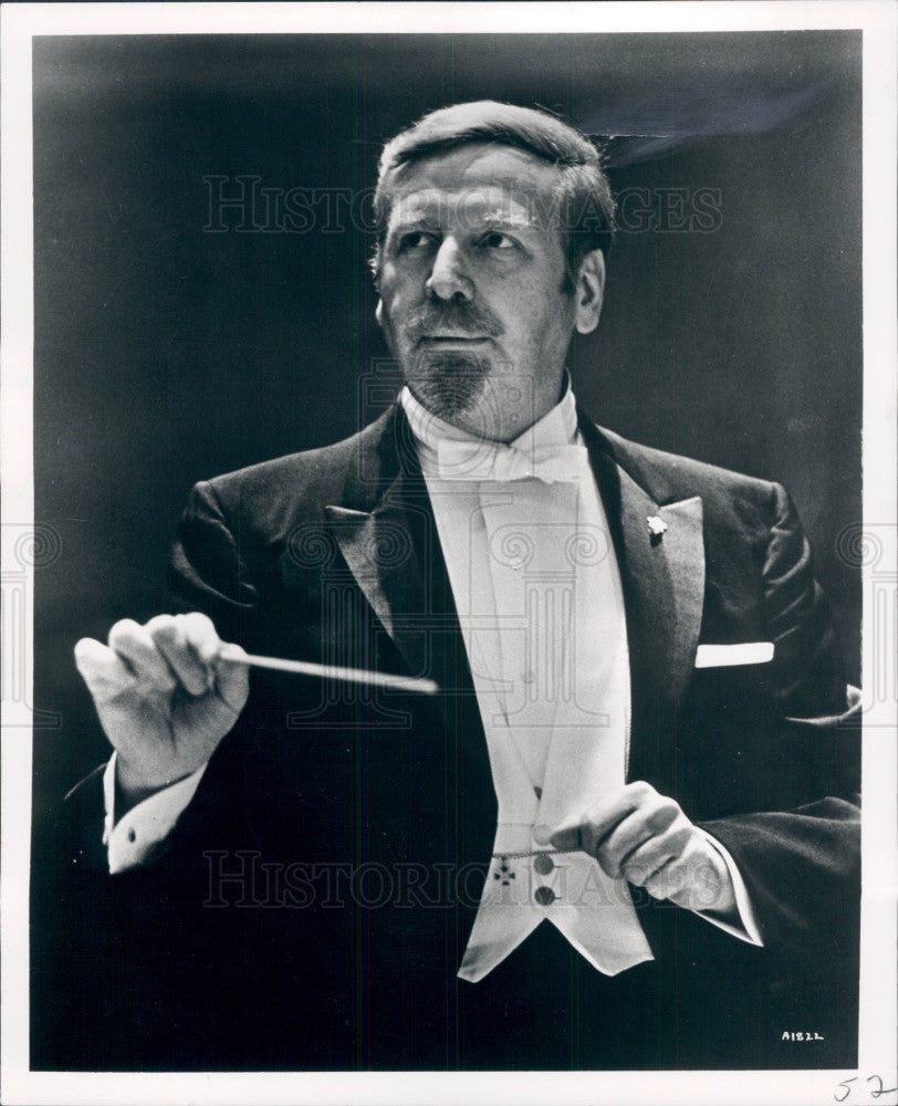 1972 Pianist Conductor Skitch Henderson Press Photo - Historic Images