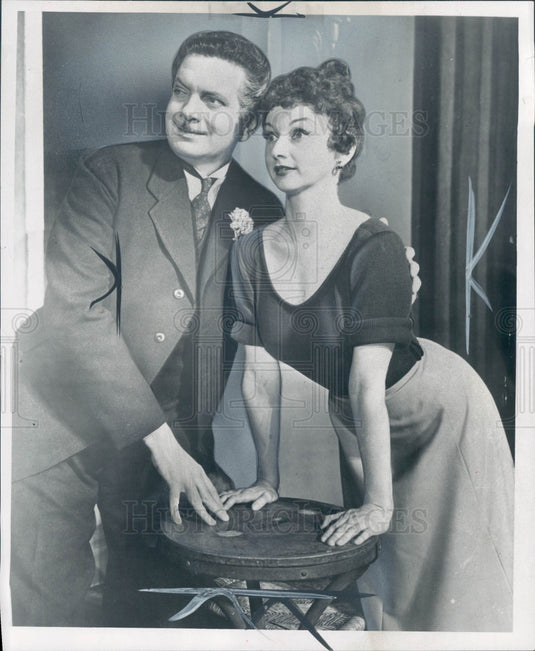 1955 Actor Ferdinand Hill/Ronnie Cunningham Press Photo - Historic Images