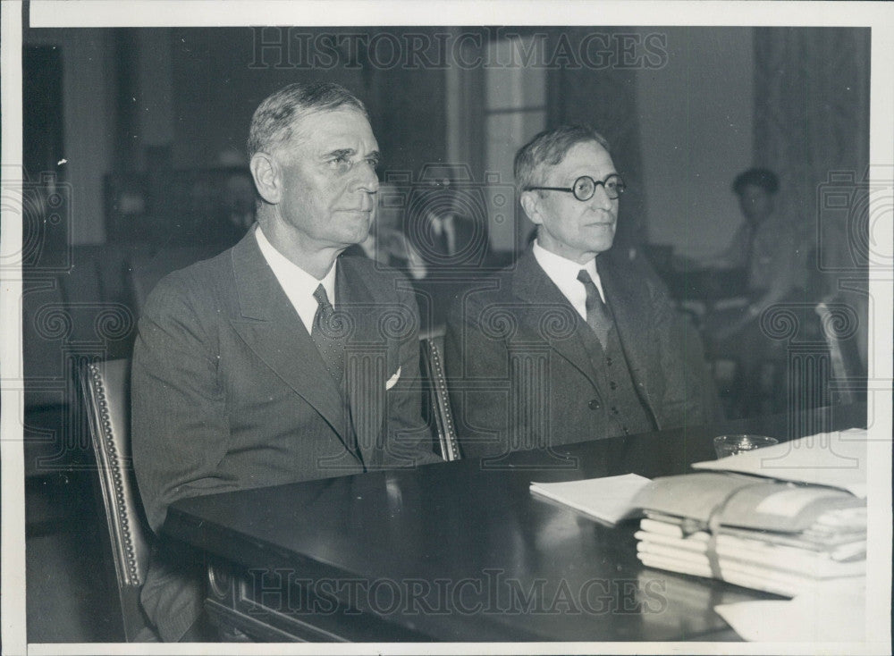 1934 US Sec of War George Dern Press Photo - Historic Images