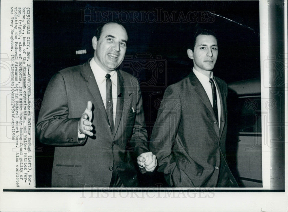 1966 Founder Minutemen Robert Depuch Press Photo - Historic Images