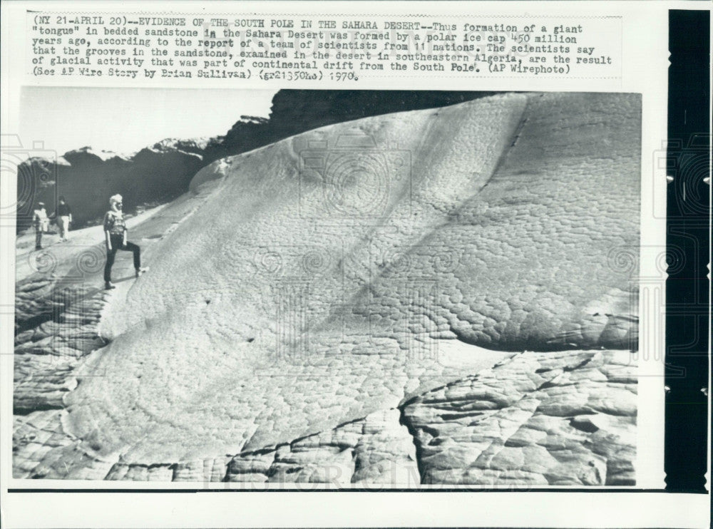 1970 Sahara Desert Giant Tongue Press Photo - Historic Images