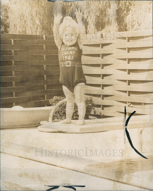 1967 Swimmer Paula Sue Davis Press Photo - Historic Images