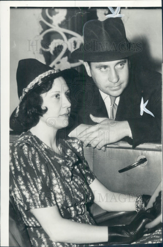 1938 Actress Lita Gray Chaplin Press Photo - Historic Images