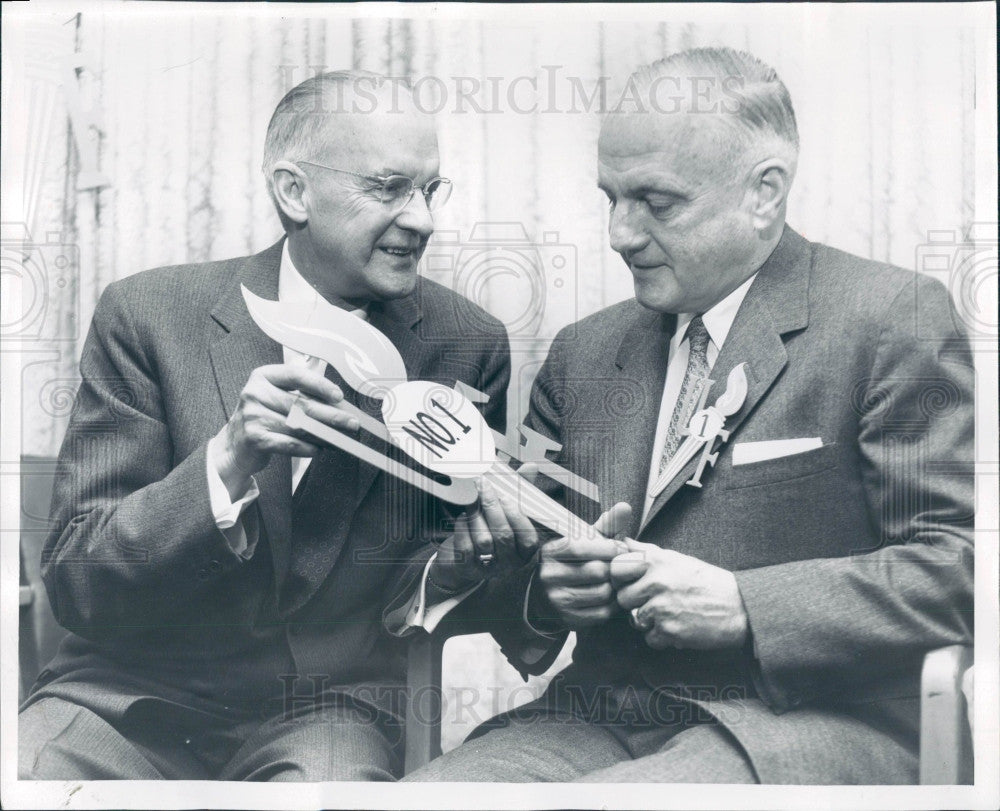 1957 Detroit United Foundation Press Photo - Historic Images