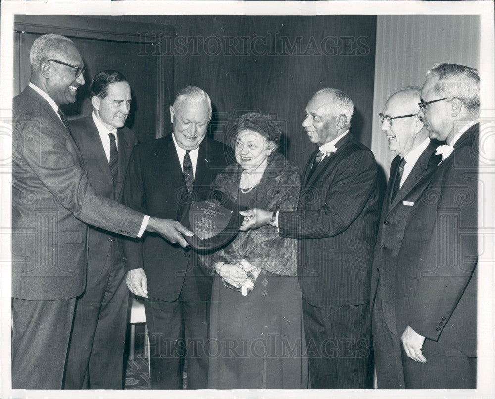 1967 Detroit Edison Pres Walker Cisler Press Photo - Historic Images