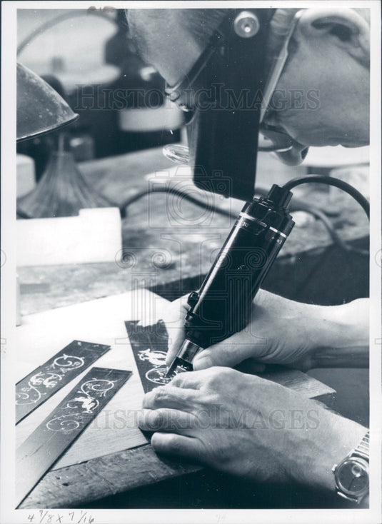 1967 Violin Maker William Slaby Press Photo - Historic Images