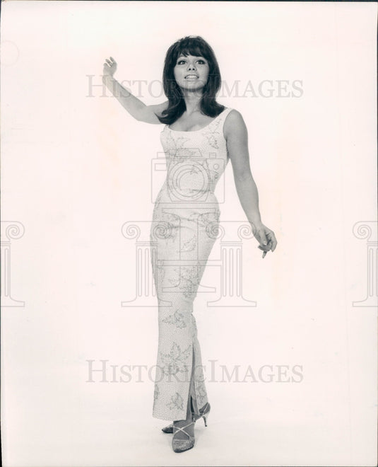 1969 Singer Marlene Hill Press Photo - Historic Images