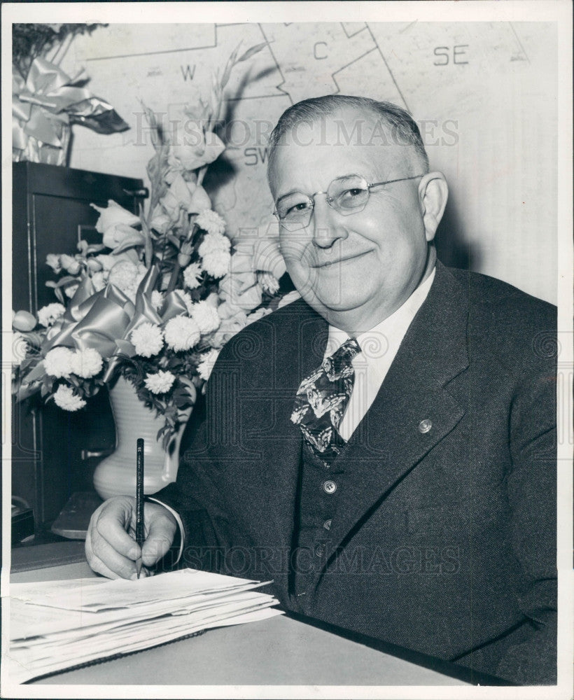 1946 Detroit Public Schools Herman Browe Press Photo - Historic Images