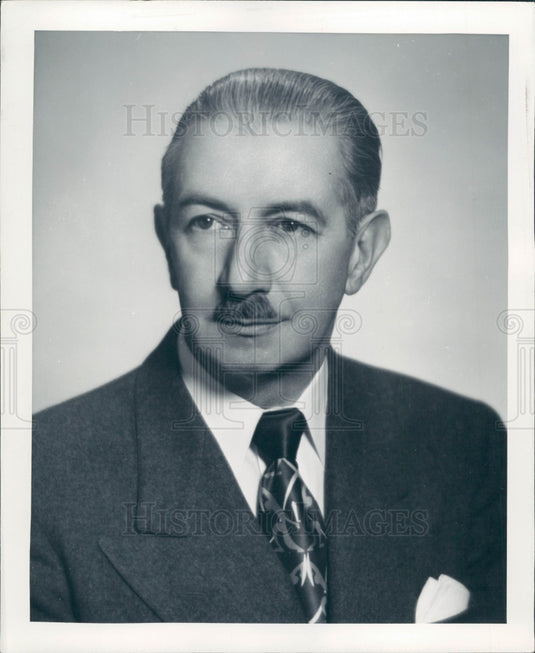 1949 Detroit MI Army Flier Lt Col Burnett Press Photo - Historic Images