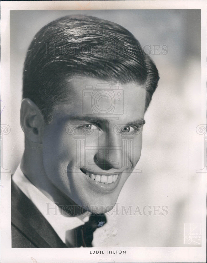 1963 Comedian Eddie Hilton Press Photo - Historic Images