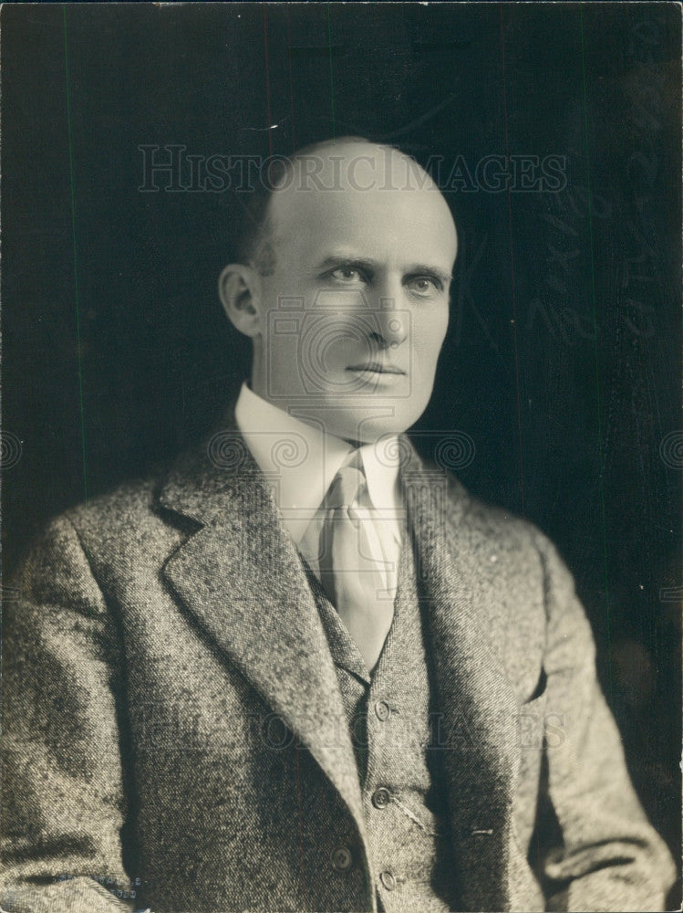 1919 Alfred Dunk Pres Det Motor Car Company Press Photo - Historic Images