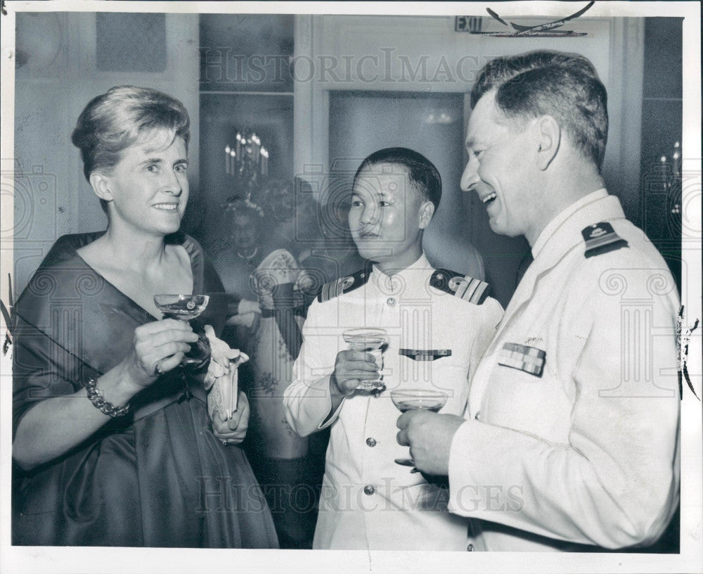 1960 South Vietnam Navy Traiu Van Chan Press Photo - Historic Images