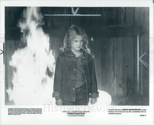 1983 Actress Drew Barrymore Press Photo - Historic Images