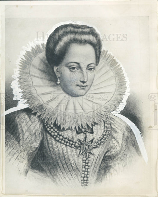 1936 King Henry IV Mistress Gabriel D'Estrees Photo - Historic Images