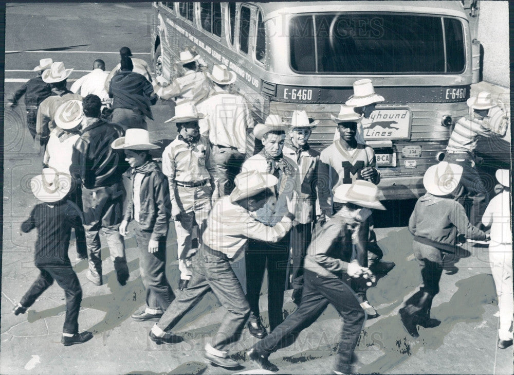 1960 Detroit Times Carrier Dude Ranch Press Photo - Historic Images