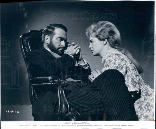 1963 Actor Montgomery Clift & Susannah York Press Photo - Historic Images