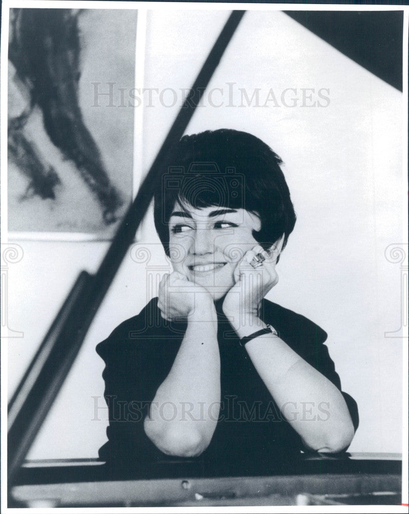 1979 Pianist Marie Clodes Press Photo - Historic Images