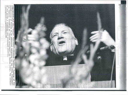 1966 Boston MA Richard Cardinal Cushing Press Photo - Historic Images