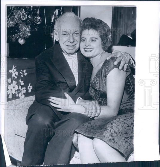 1959 Tommy Manville Asbestos Heir & Wife 11 Press Photo - Historic Images
