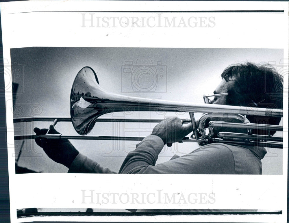 1980 Jazz Trombonist Dick Goldsworthy Press Photo - Historic Images