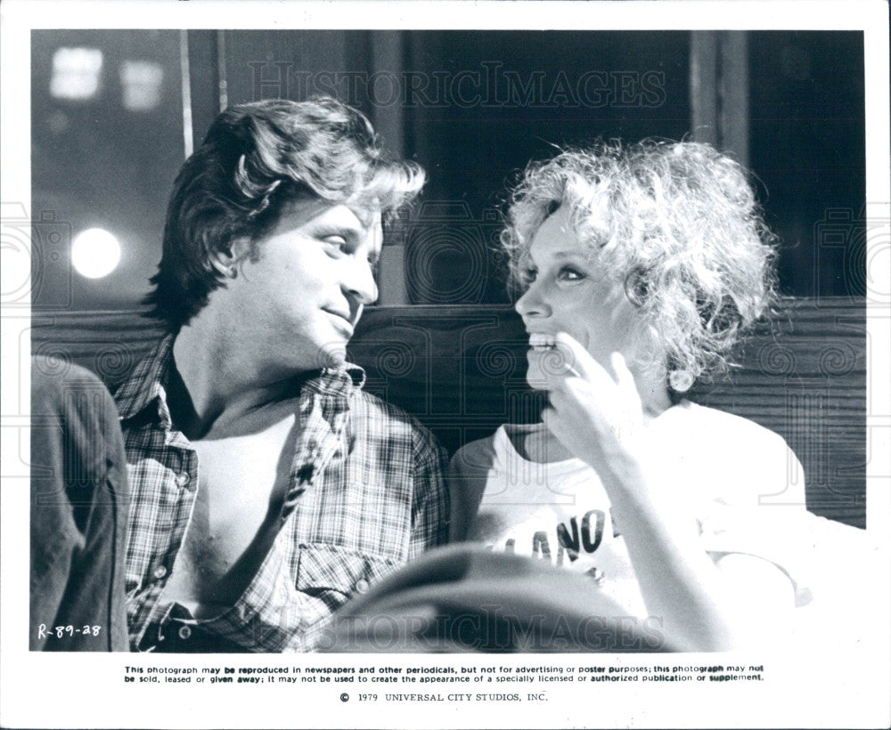 1980 Actors Michael Douglas &amp; Susan Anspach Press Photo - Historic Images