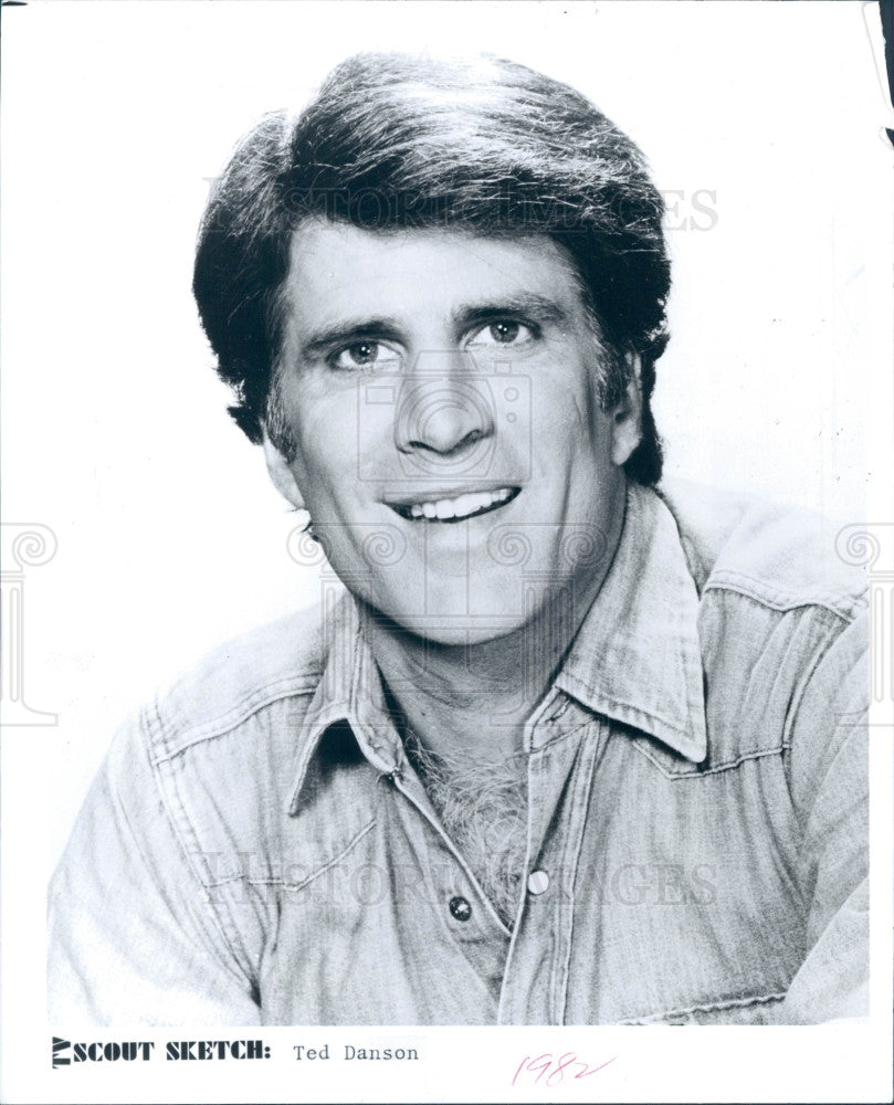 1985 Actor Ted Danson Press Photo - Historic Images