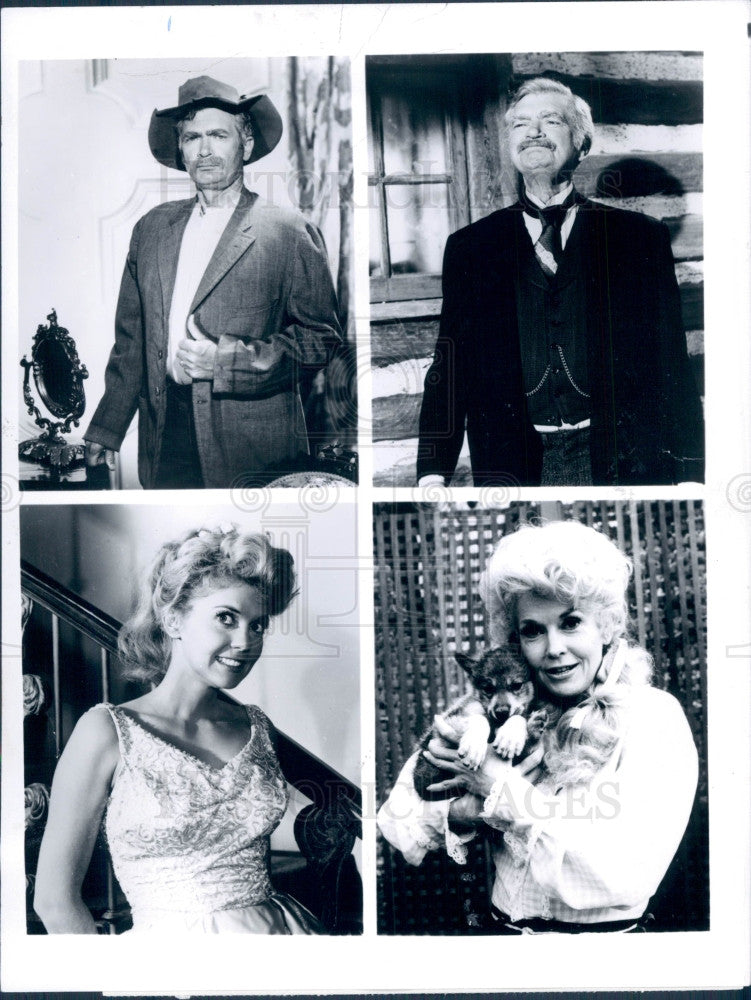 1981 Actors Buddy Ebsen &amp; Donna Douglas Press Photo - Historic Images