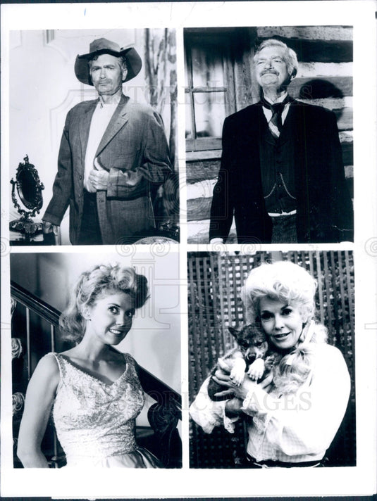 1981 Actors Buddy Ebsen & Donna Douglas Press Photo - Historic Images