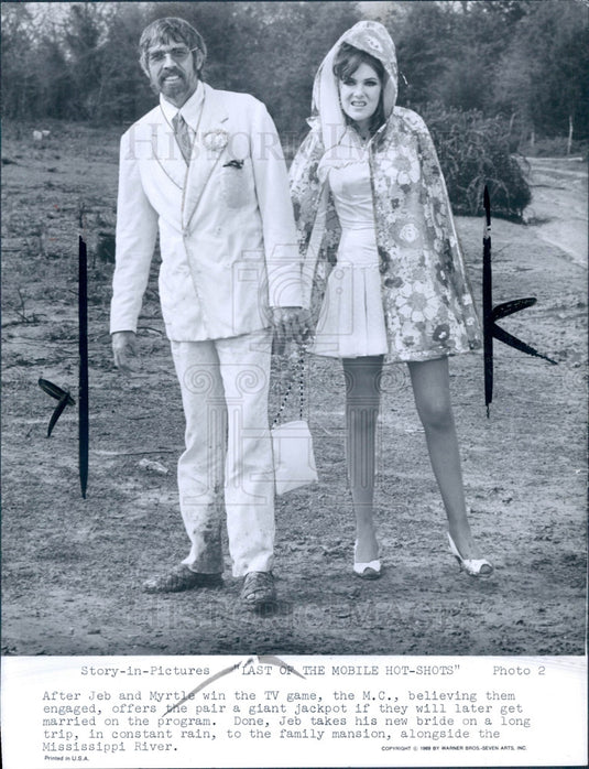 1970 Actors James Coburn/Lynn Redgrave Press Photo - Historic Images