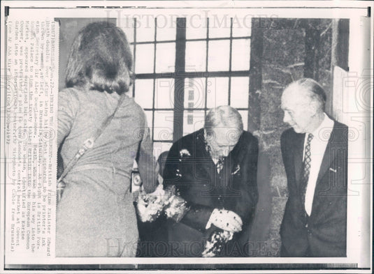 1972 British Prime Minister Edward Heath Press Photo - Historic Images