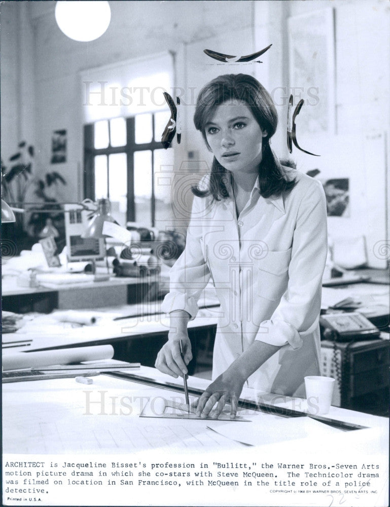 1968 Actress Jacqueline Bisset Press Photo - Historic Images