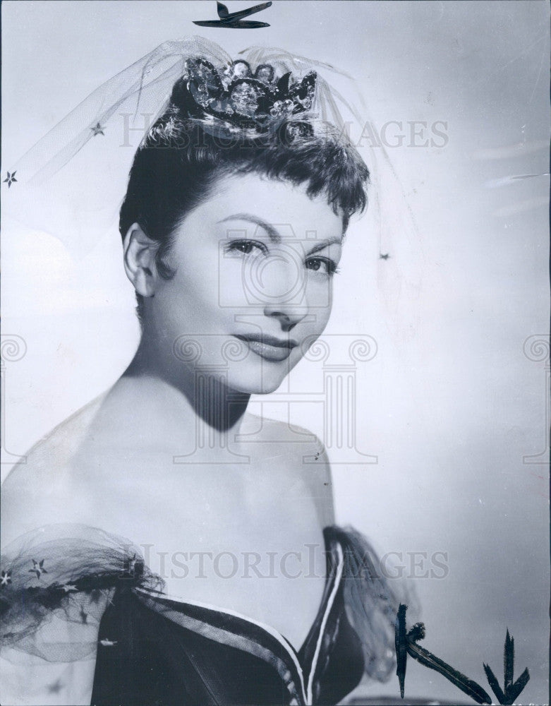 1953 French Dancer Jeanmaire Press Photo - Historic Images