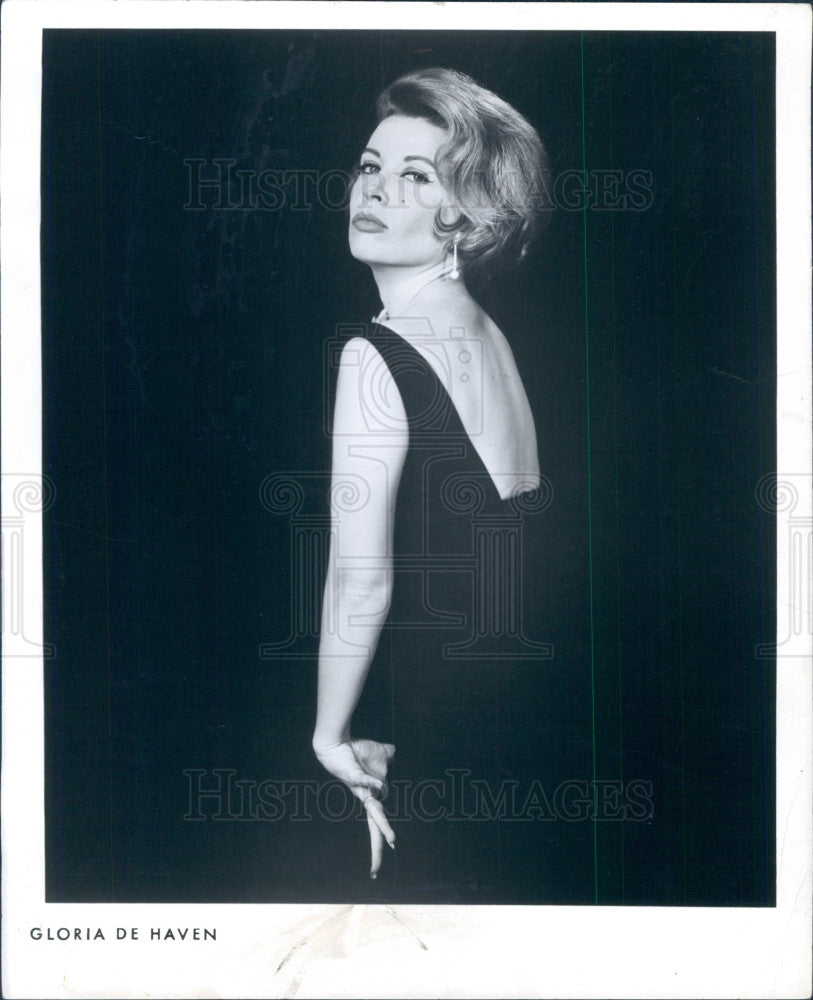 1965 Actress Gloria de Haven Press Photo - Historic Images