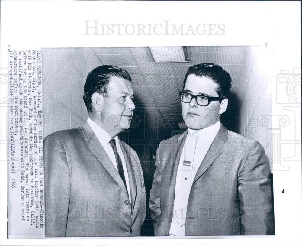 1965 Santa Fe RR Heir Timothy Nicholson Press Photo - Historic Images