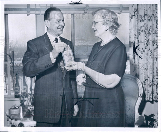 1959 Detroit MI Police Comm Herbert Hart Press Photo - Historic Images