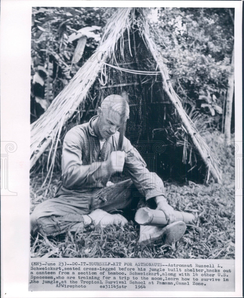 1964 US Astronaut Schweickart Press Photo - Historic Images